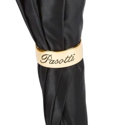 Black Umbrella with Jaguar Handle