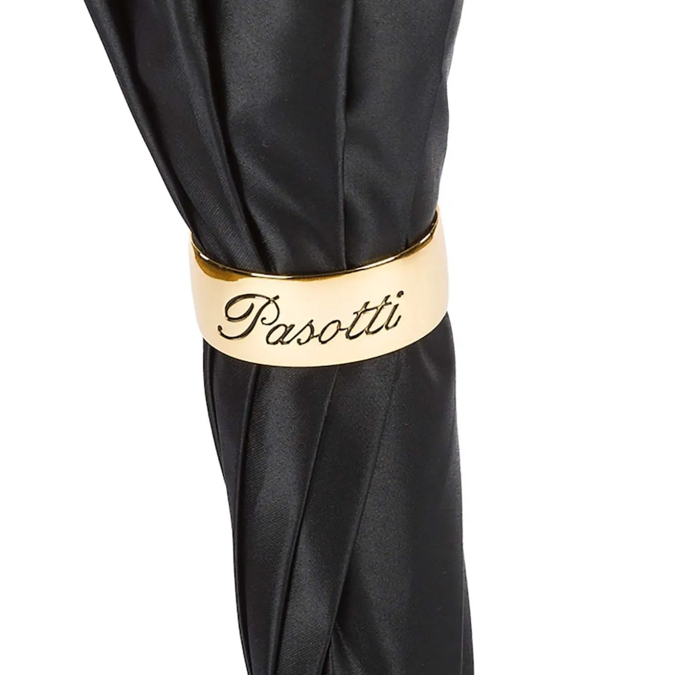 Black Umbrella with Jaguar Handle