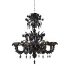 Black Venetian Glass Chandelier Venetian Style