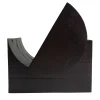 Black Wood Magazine Rack by Pietro Meccani