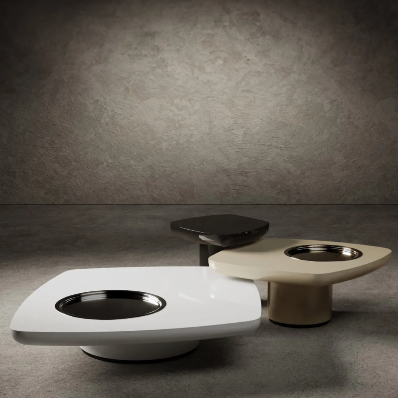 Blackbird White Low Coffee Table