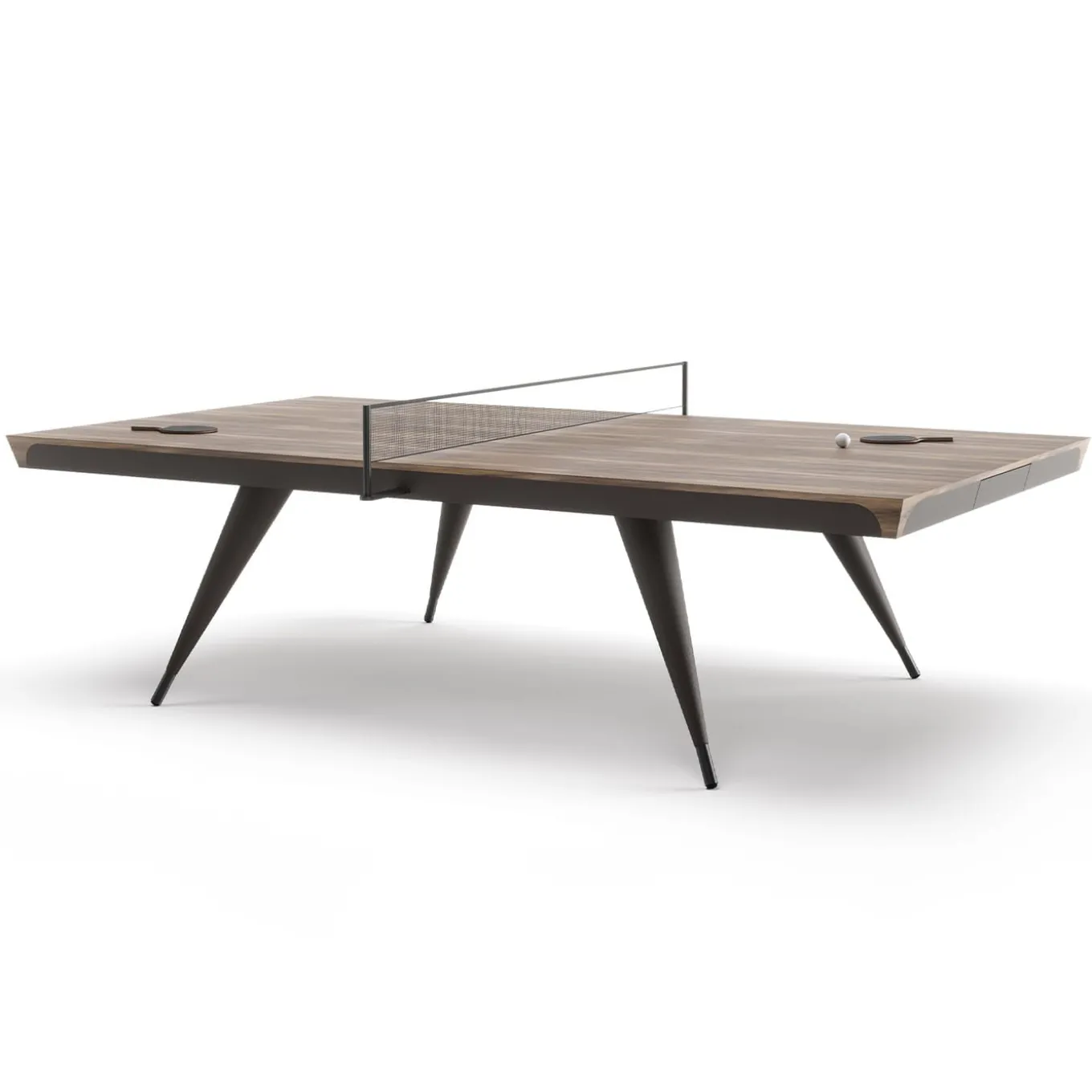 Blade Wood and Leather Tennis Table