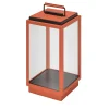 Blakes Orange Leather Table Lamp