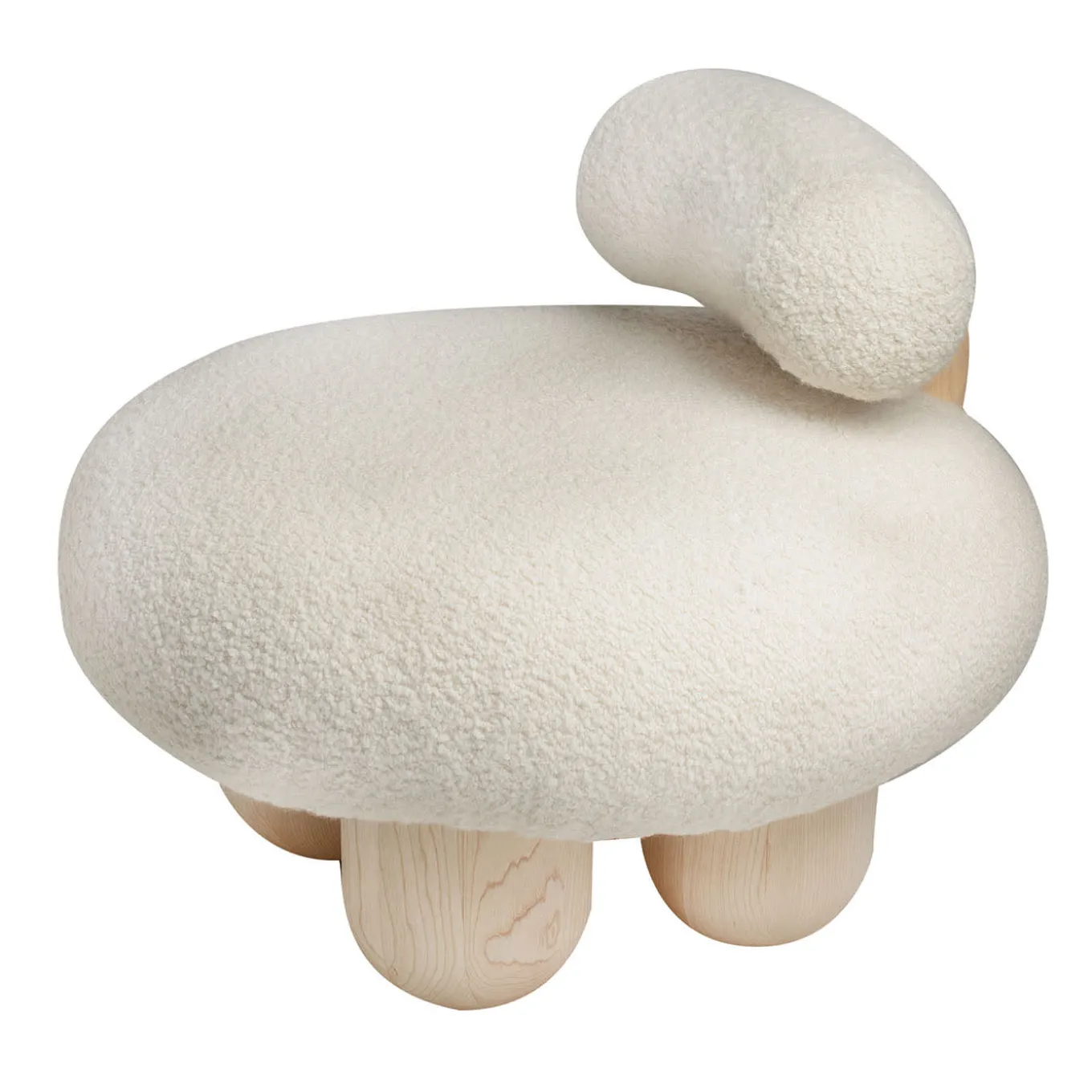 Bling Bling White Lounge Chair