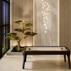 Blow Air Canaletto Wood and Leather Hockey Table