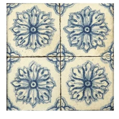 Blu Mare Set of 4 Tiles #8
