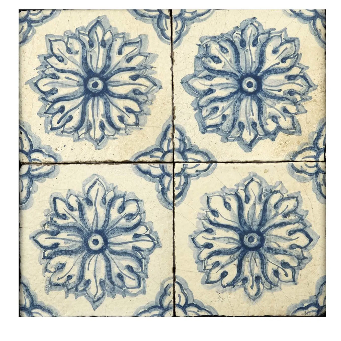 Blu Mare Set of 4 Tiles #8
