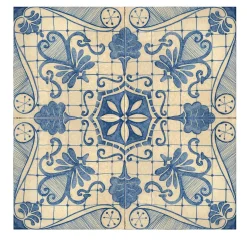 Blu Mare Set of 4 Tiles #1