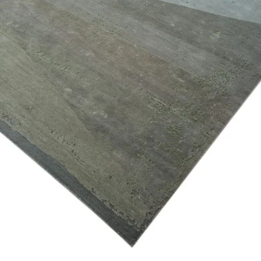 Blue Blush & Mineral Shadow Hand-Knotted Rug