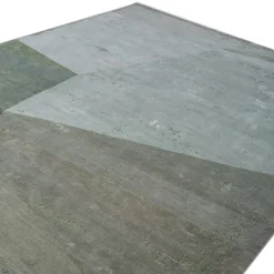 Blue Blush & Mineral Shadow Hand-Knotted Rug