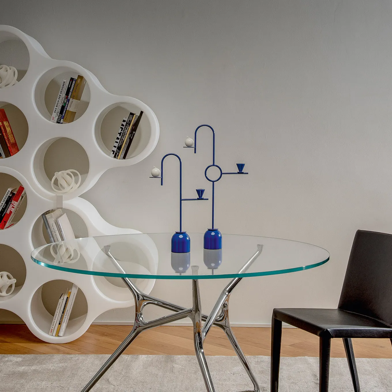 BLUE CANDLEHOLDER #2 by Thomas Dariel