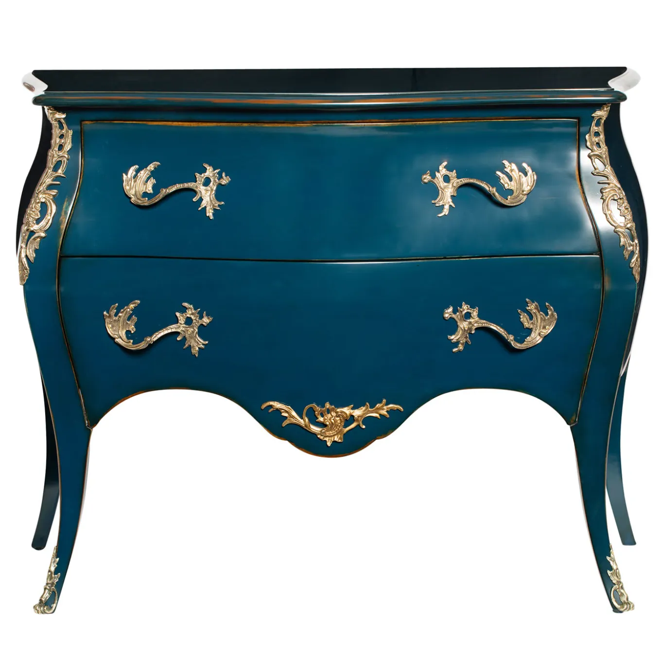Blue Chest of drawers Louis XV