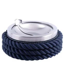 Blue Concave Ashtray