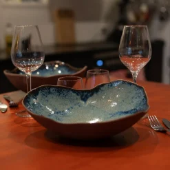 Blue Cosmosis Deep Plate