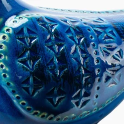 Blue Dove Sculpture by Aldo Londi