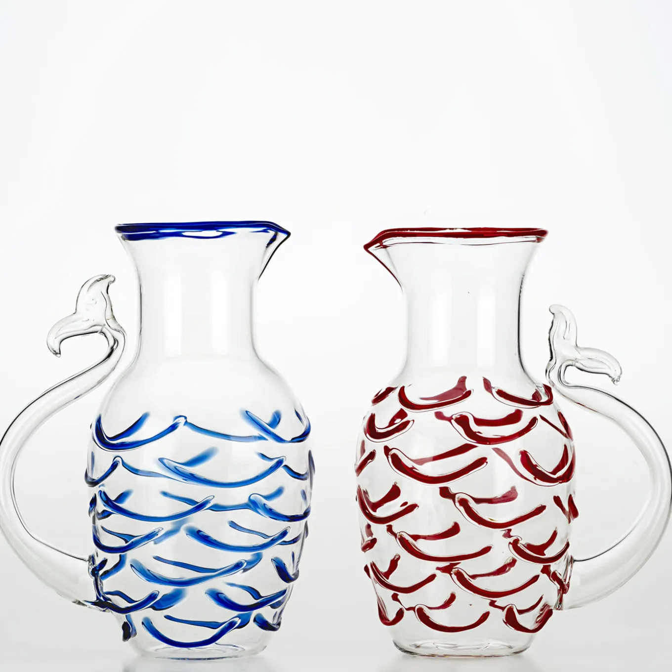 Blue Fish Tail Jug