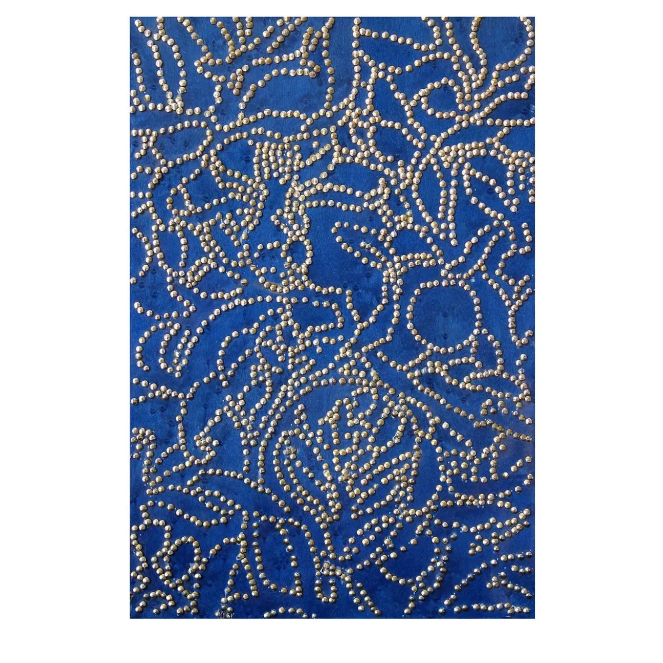 Blue Floral Deco-CK2 Wood Panel
