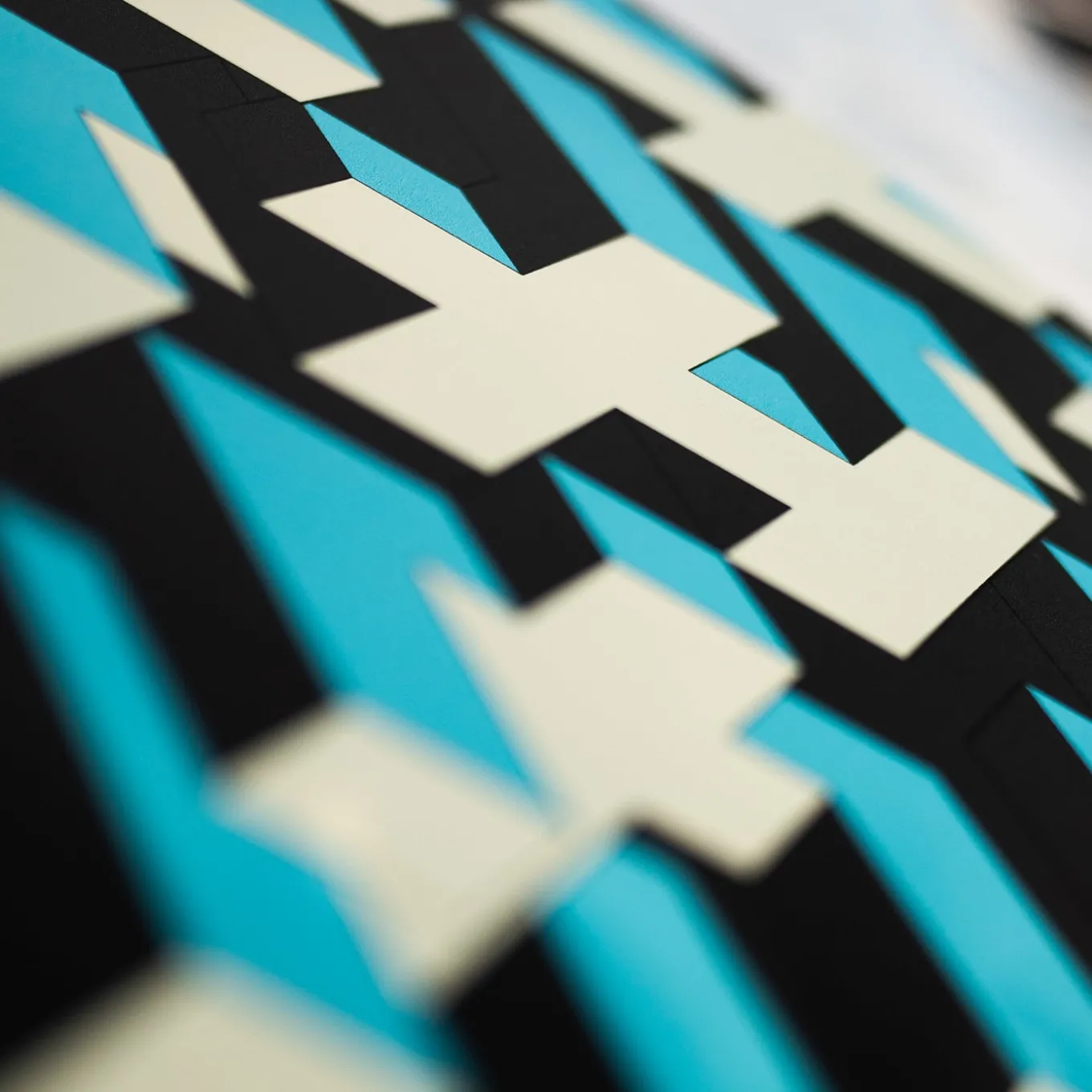 Blue Human Fabric Wall Décor