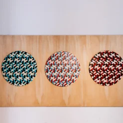 Blue Human Fabric Wall Décor