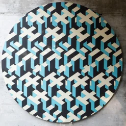 Blue Human Fabric Wall Décor