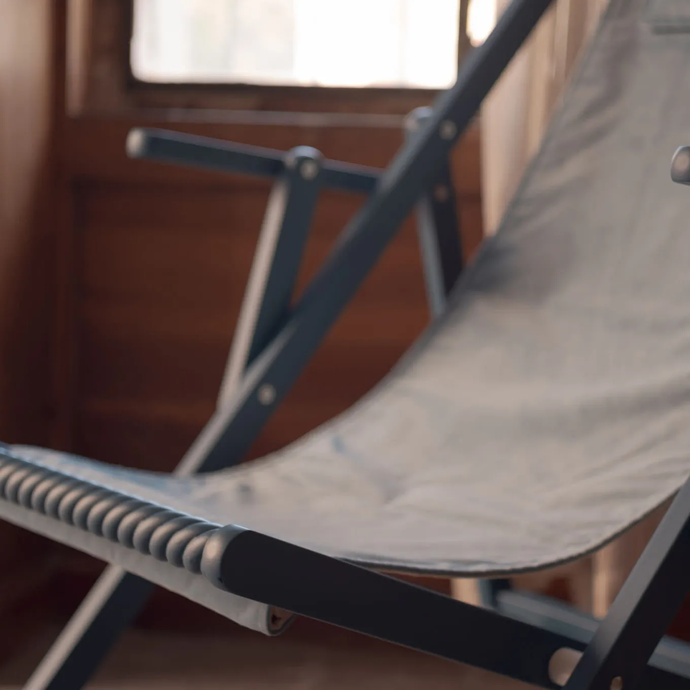Blue Lacquered Beech Chair