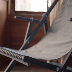 Blue Lacquered Beech Chair