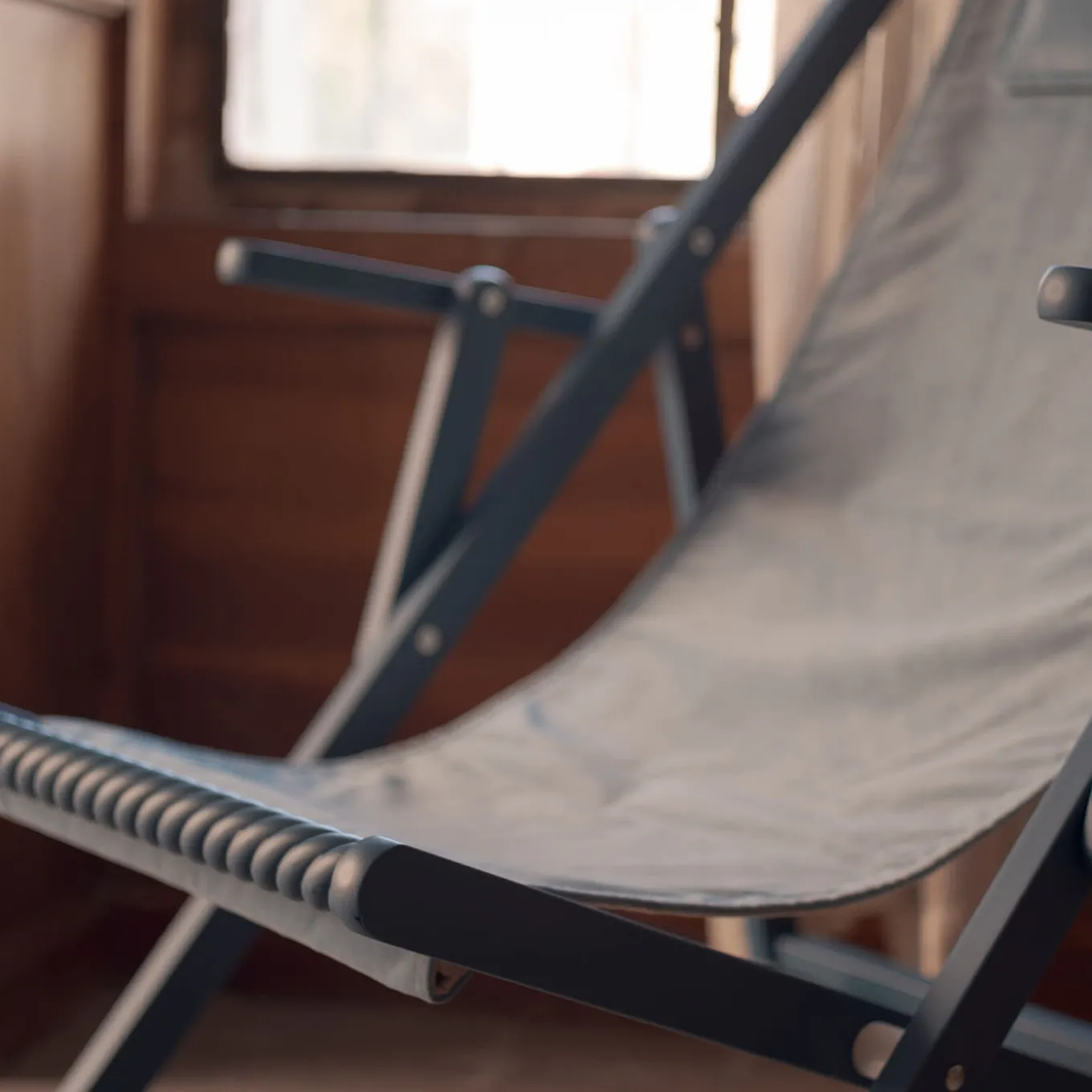 Blue Lacquered Beech Chair