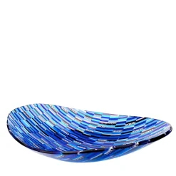 Blue Lagoon Murano Glass Centerpiece by Andrea Orso
