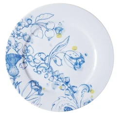 Blue Summer dinner plate #1