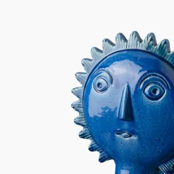 Blue Sun Sculpture by Aldo Londi