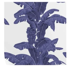 Blue Tropical Leaves Wallpaper