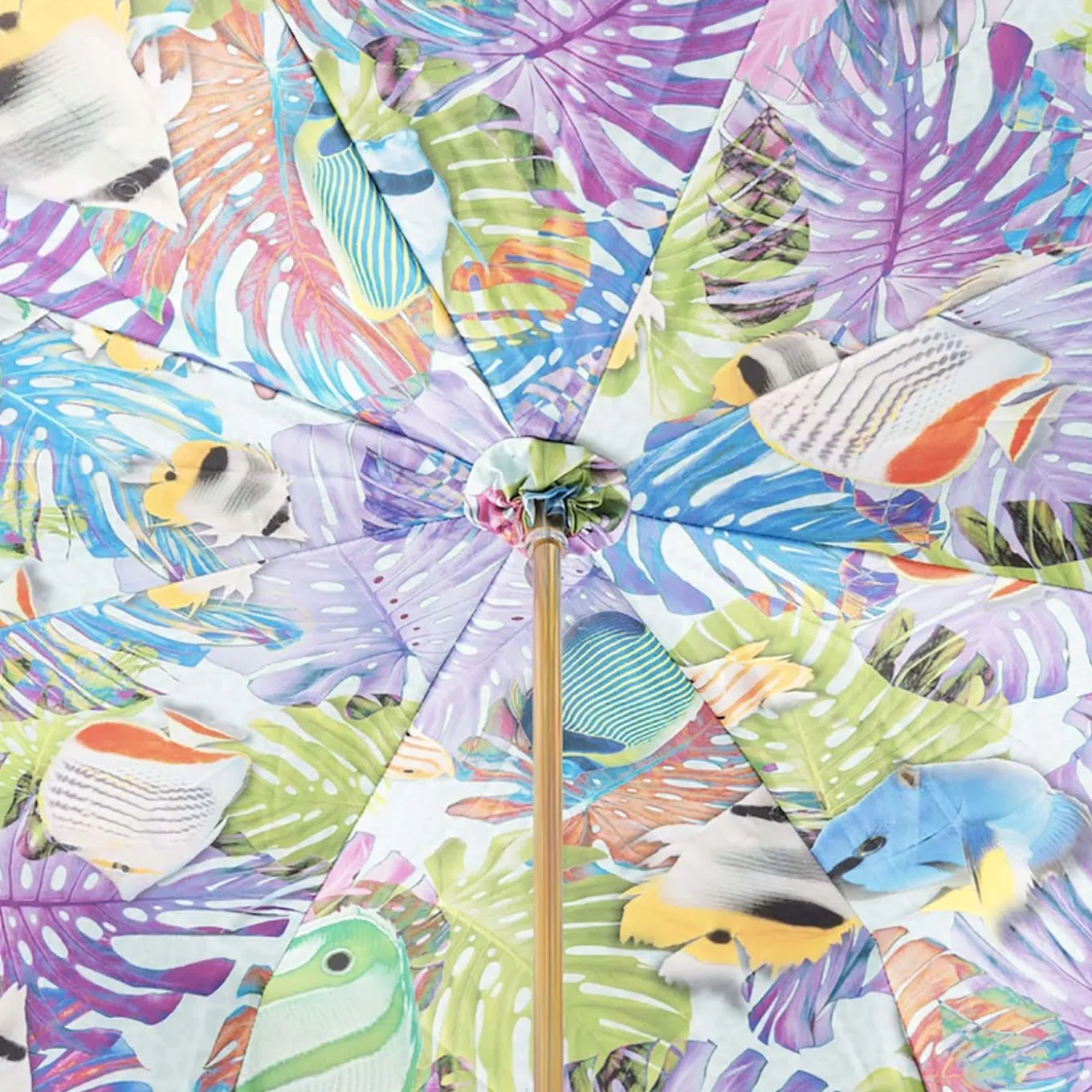 Blue Umbrella with Nemo Fish Handle