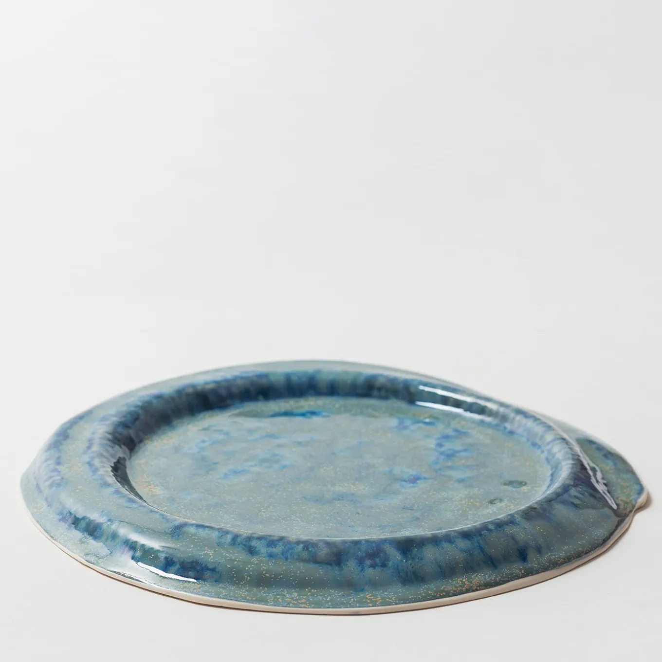 Blue Waves Dinner Plate