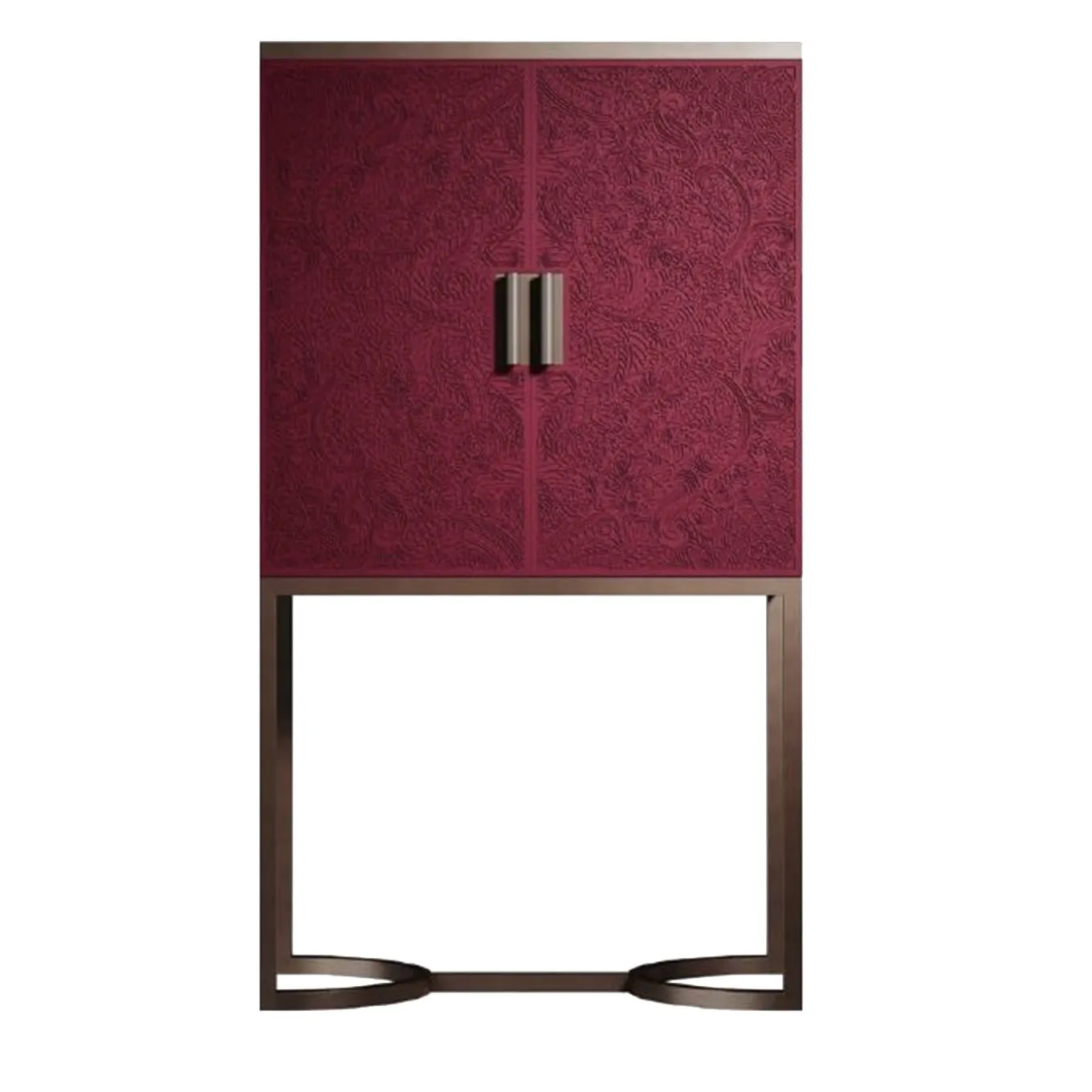 Bluemoon Crimson Bar Cabinet