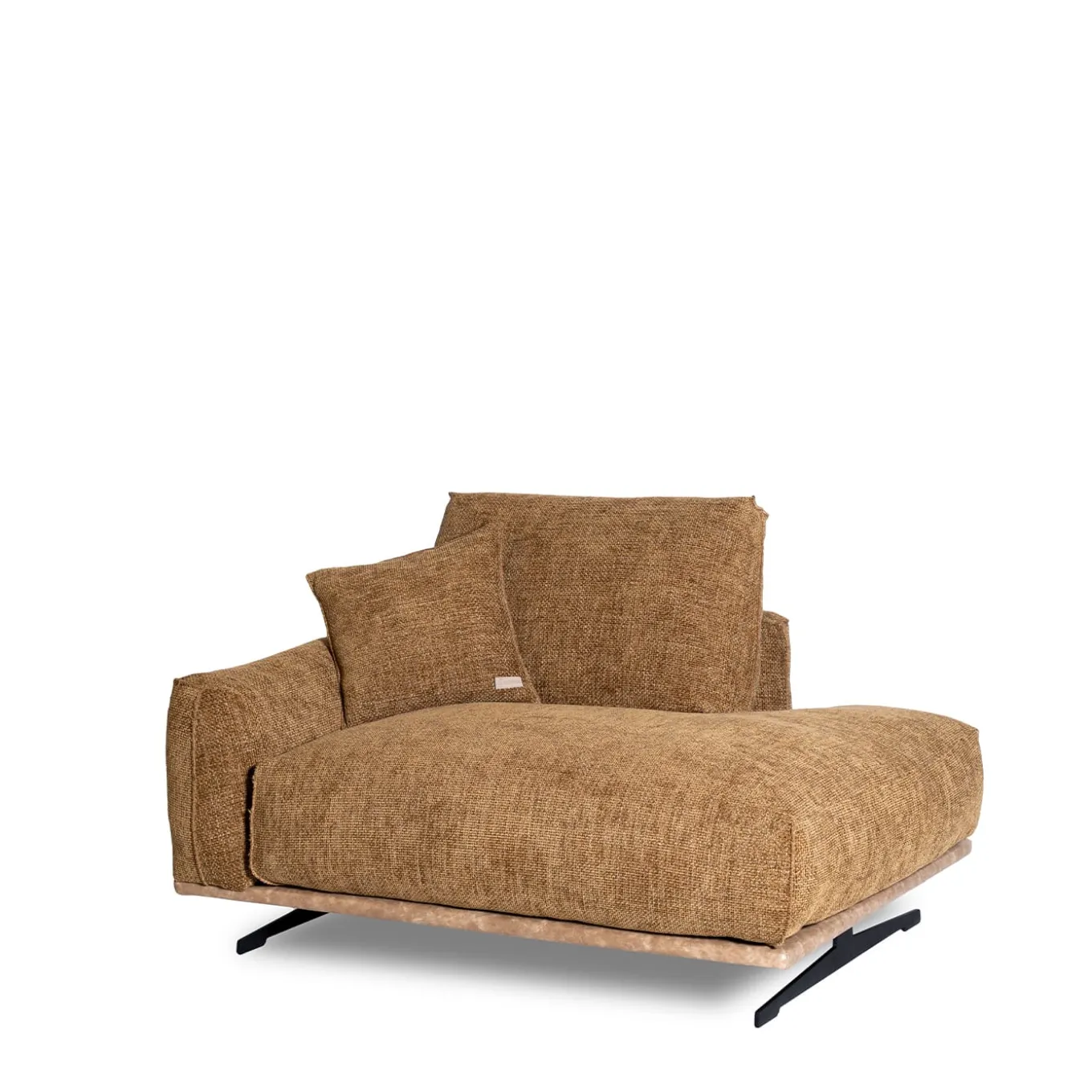 Boboli ocher yellow dormeuse with light brown base