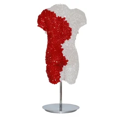 Body Crystal Red Sculpture with Backlit System