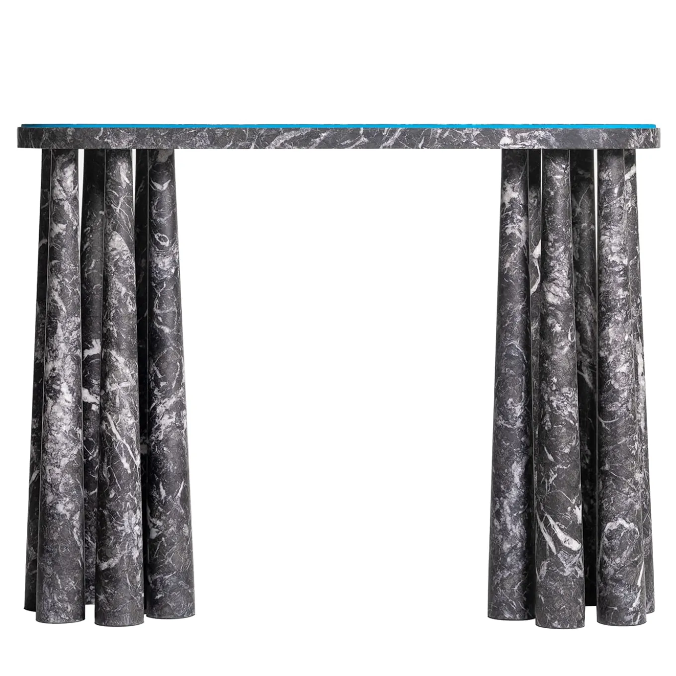 Bogdan Gray Marble Console