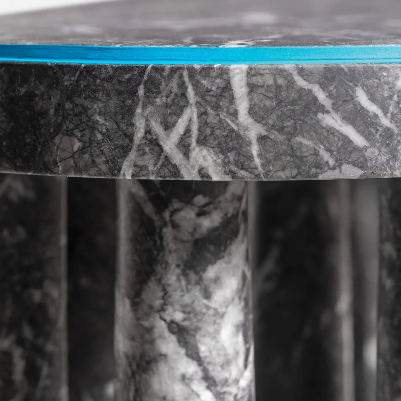 Bogdan Gray Marble Console