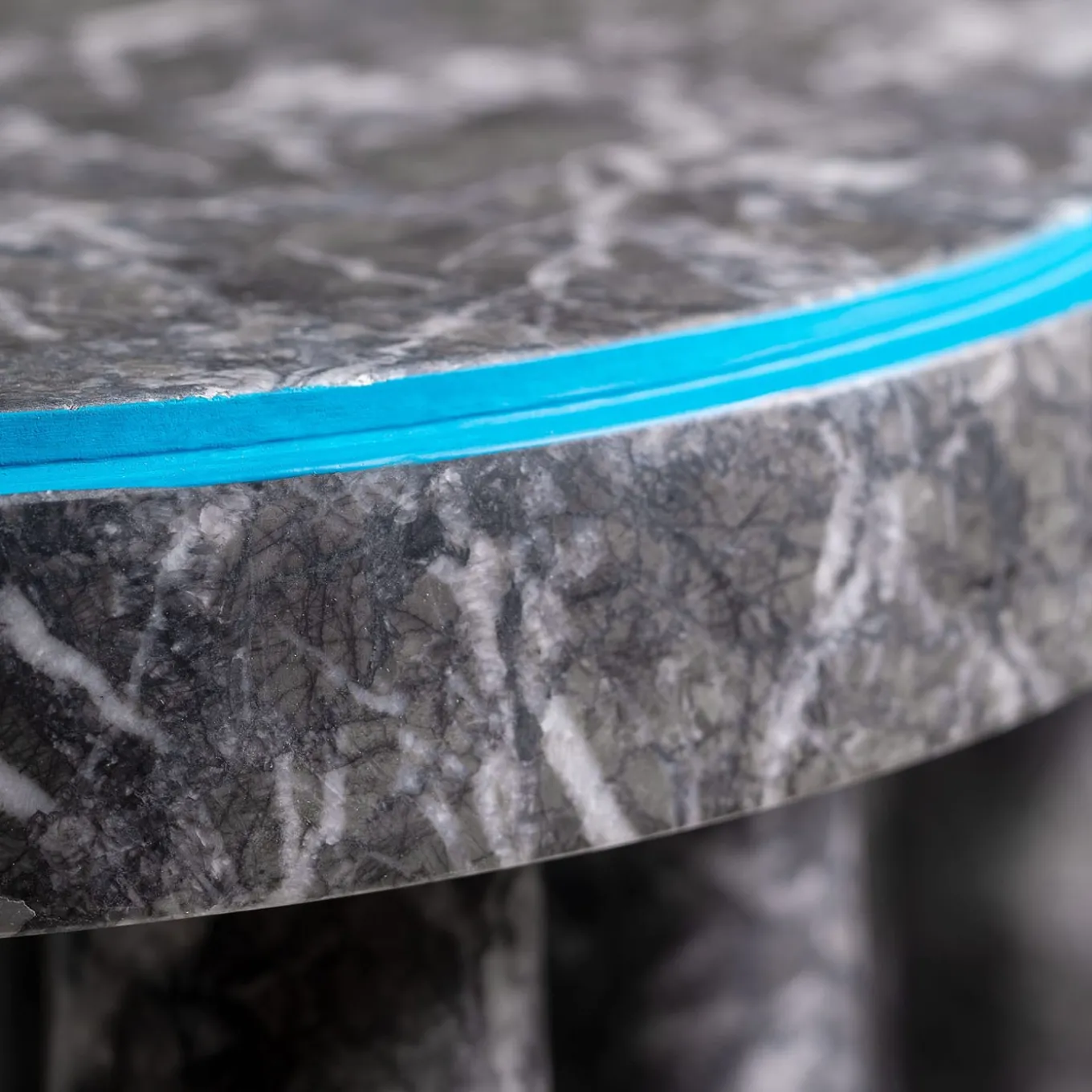Bogdan Gray Marble Console