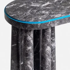 Bogdan Gray Marble Console