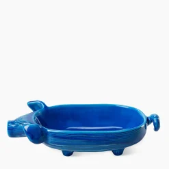 Boletto Blue Pig Figurine by Aldo Londi