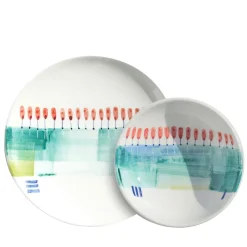 Bolgheri Set Of 2 Dinner & Soup Plates