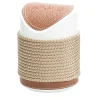 Bon Ton Bin with Beige Eco-Leather and Rope Inserts by Guzzini