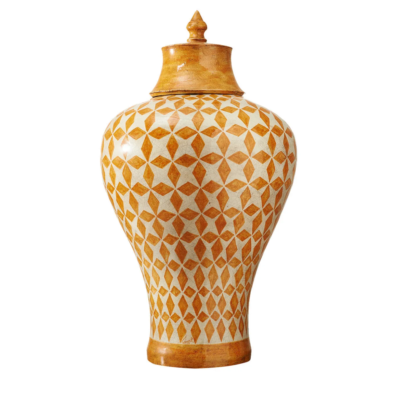 Bonnie Orange Stars Vase