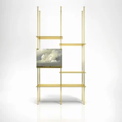 Bookcase 02 Brass
