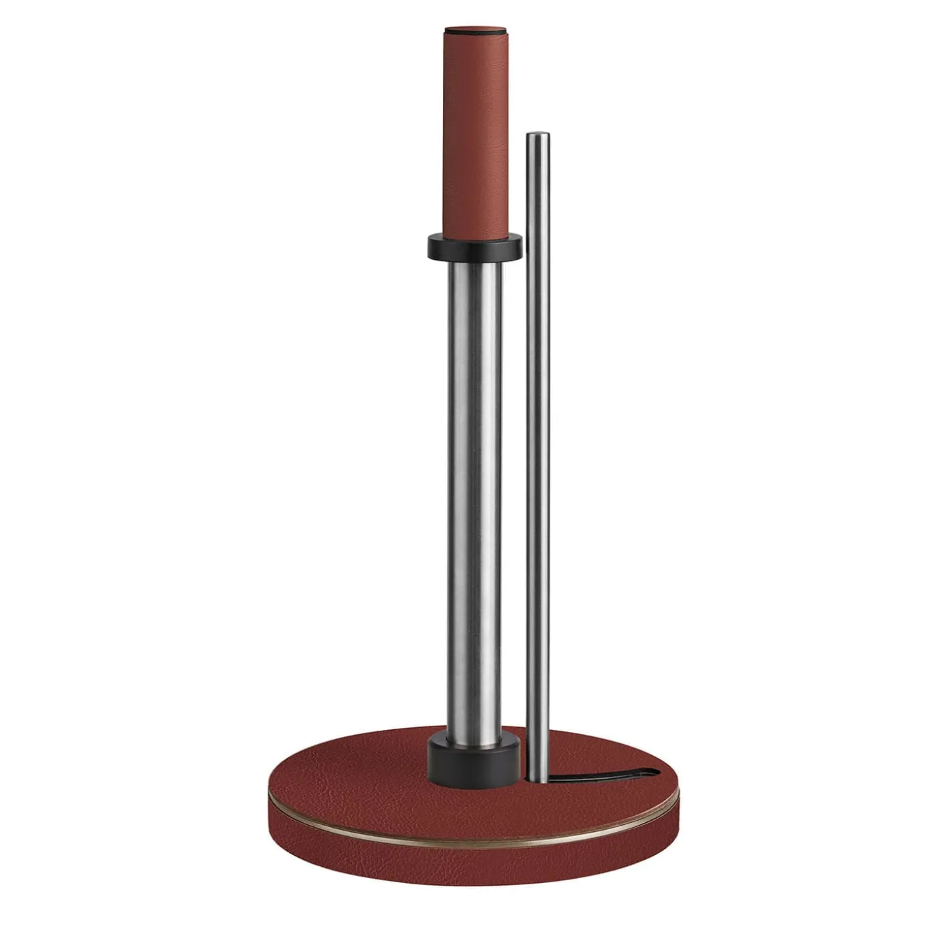 Bordeaux Leather Kitchen Roll Holder