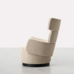 Boris Beige Armchair by Dainelli Studio
