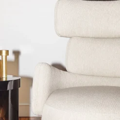 Boris Beige Armchair by Dainelli Studio