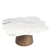 Borromeo 90 White Coffee Table by Salvatore Spataro