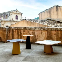 Borromeo 90 White Coffee Table by Salvatore Spataro